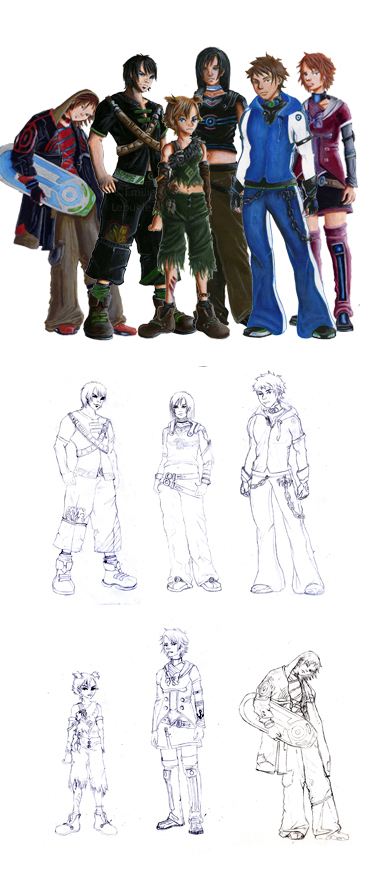 illustration personnages, chara-design
