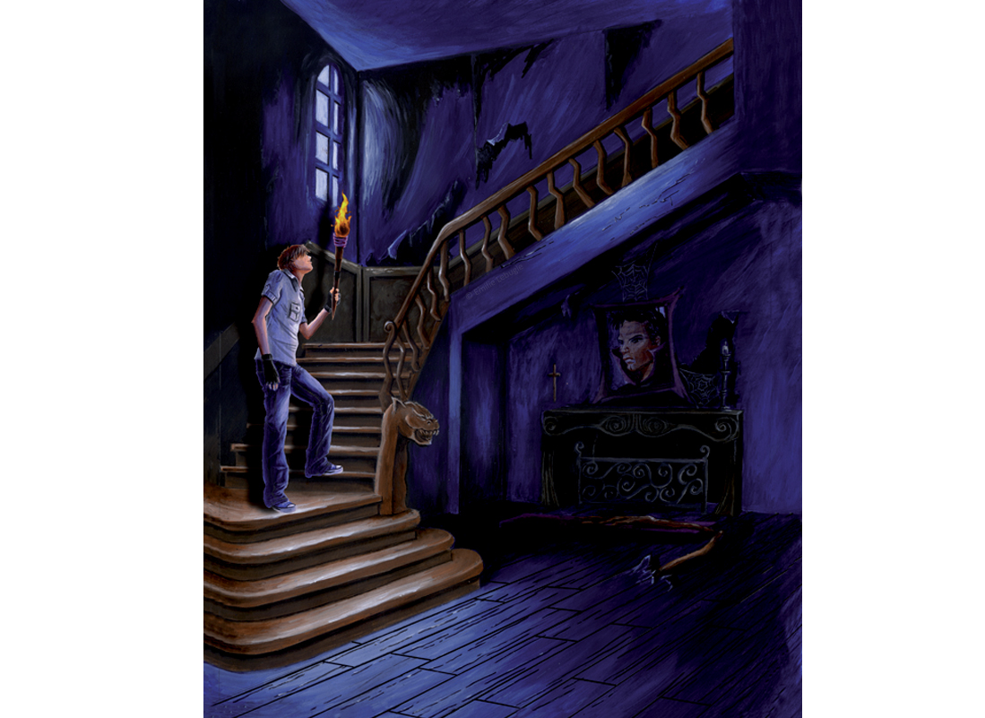 Nuit Blanche à Cadbury Hill, illustration jeunesse, chouetteditions.com